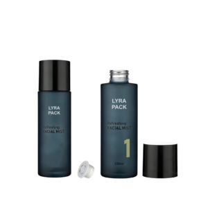 120ml Custom Silkscreen Printed Glass Bottle