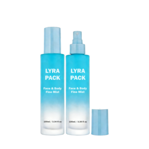 100ml Custom Gradient Color Spray Glass Bottle
