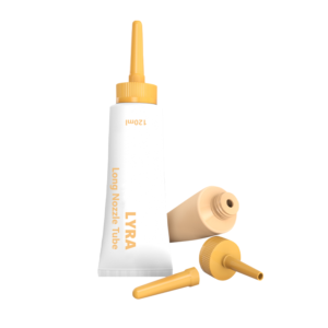 120ml Customizable Hair Serum Soft Tube with Long Nozzle