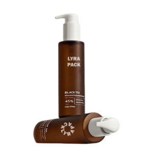 150ml OEM Frosted Amber Plastic Pump Bottle