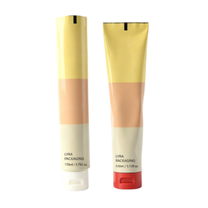 170ml Flexible MOQ Flip Top Cap Aluminium Tube