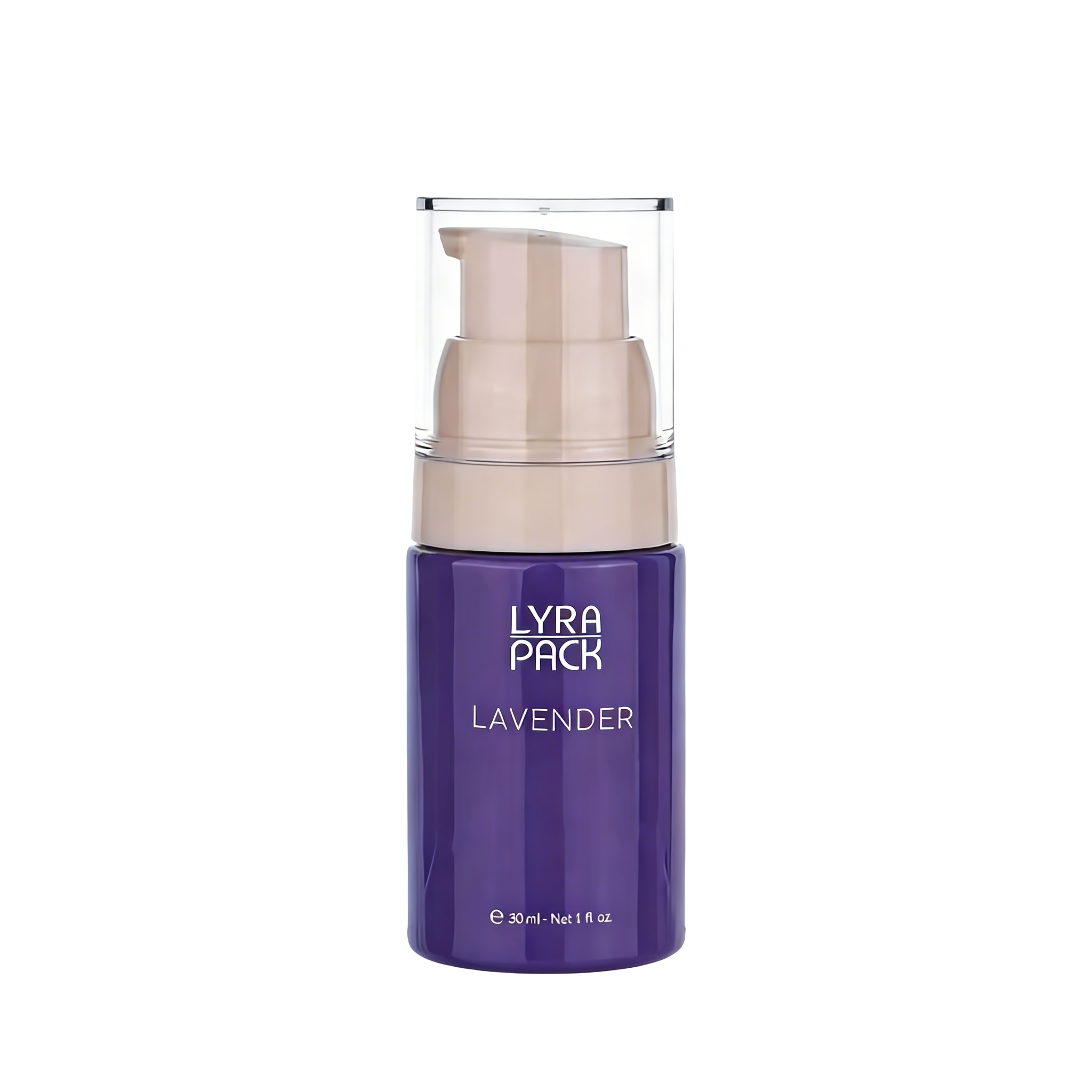 30ml Flexible MOQ Lotion Pump Glass Bottle
