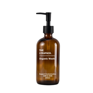 250ml Lotion Pump Glass Skincare Bottle