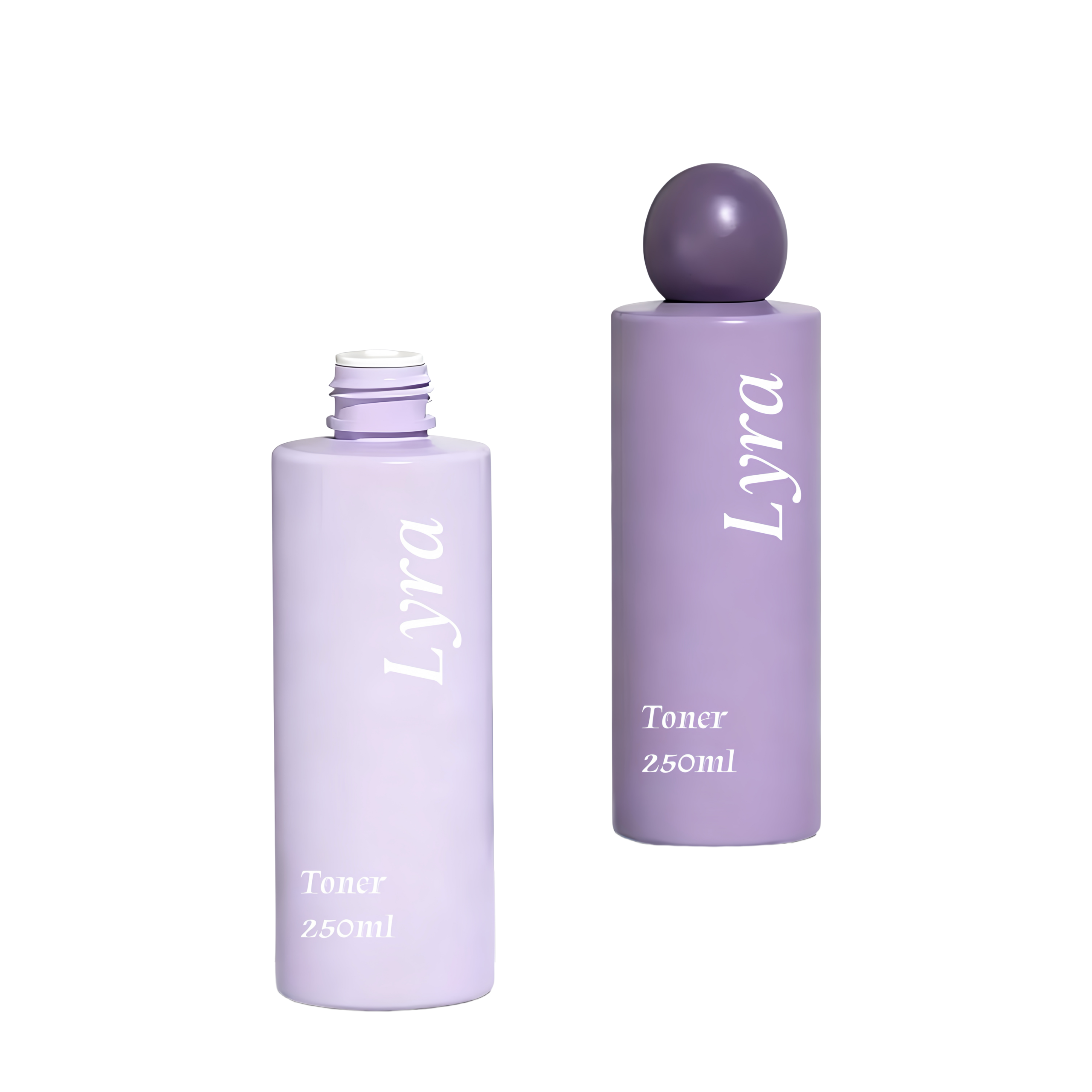 250ml Sustainable New Plastic Toner Bottle