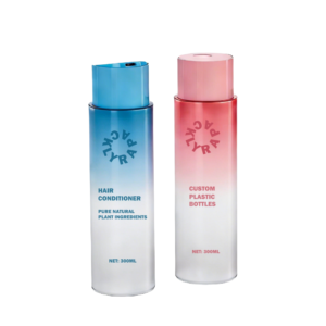 300ml Flat Shoulder Plastic Disc Cap Bottle