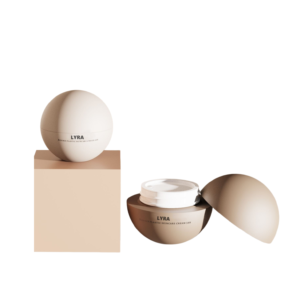 50ml New Design Ball Shape Skincare Plastic Jar