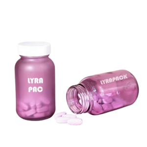 100ml Frosted Glass Bottle for Supplements
