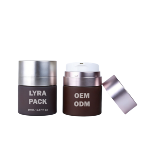 50ml Press Pump Glass Bottle for Lotion