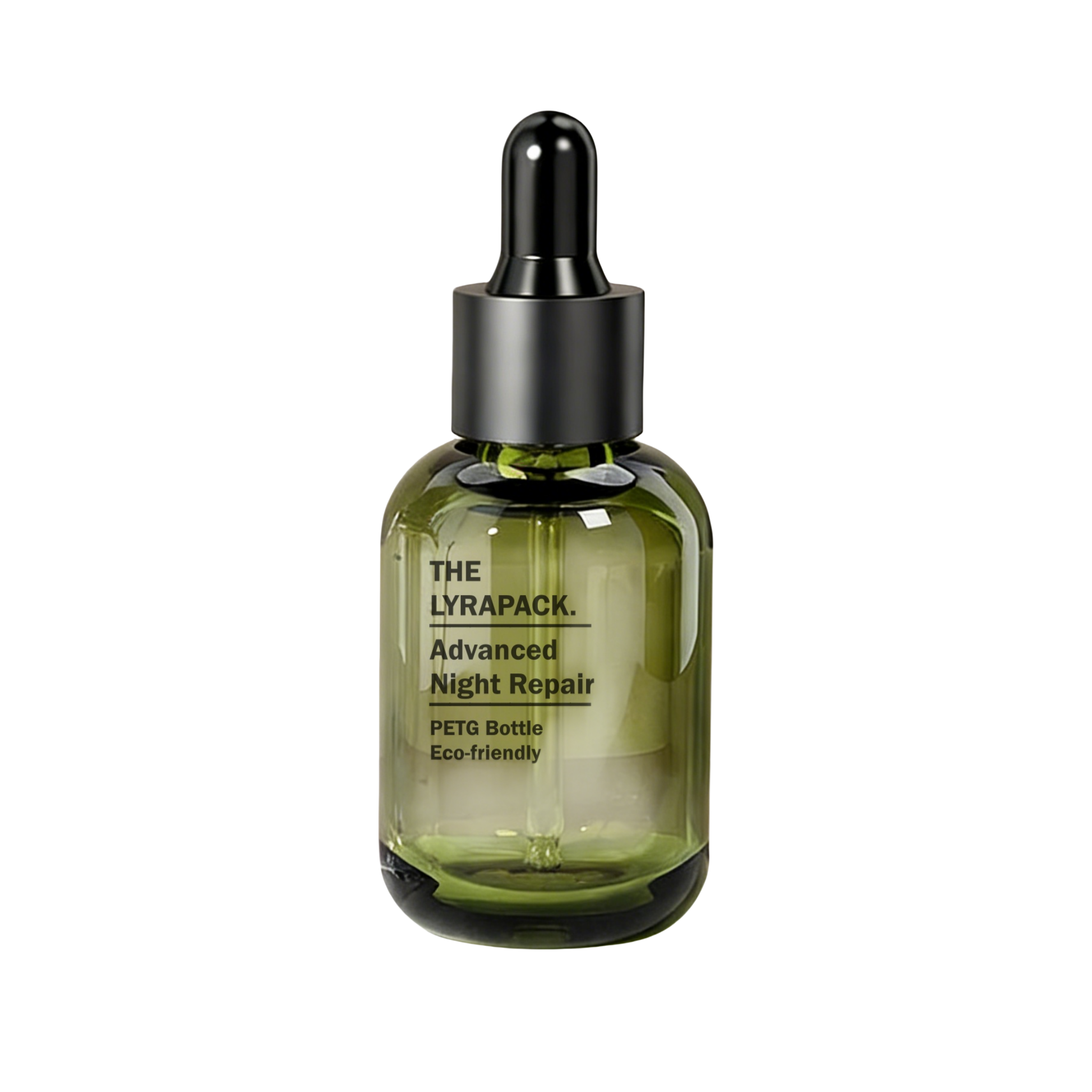 50ml New PETG Dropper Plastic Serum Bottle