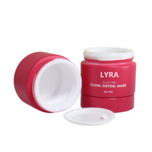 50ml White Porcelain Glass Jar with Silkscreen Printing
