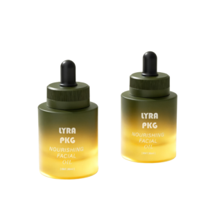 30ml High End Gradient Color Glass Bottle with Dropper