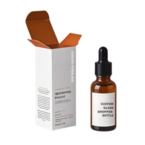 Custom Foldable Tuck End Box for Serum Bottle