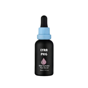 30ml Black Silkscreen Printed Glass Dropper Bottle