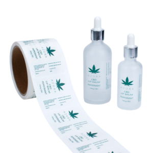 Custom Single Layer Clear Label for Glass Bottle